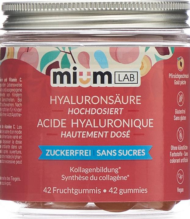 Image du produit Mium Lab Vitamingummis Hyaluronsäure (42 pièce(s), Gummies, 172 g)