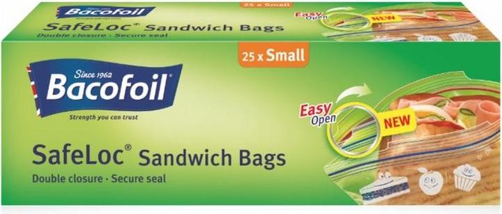 Actual product image Bacofoil Safeloc Sandwich Bag (Pack of 25) (25 x)