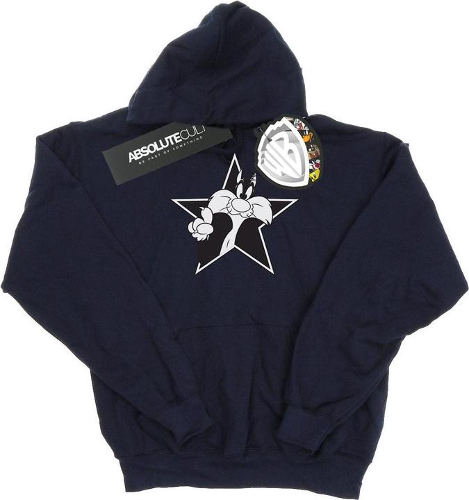Looney Tunes Sylvester Mono Star Kapuzenpullover