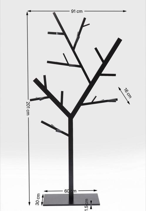 Actual product image Kare Design Coat Rack Technical Tree Black