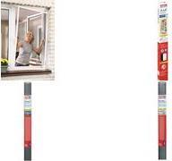 Actual product image tesa Insect screen Alu COMFORT for windows, with aluminium frame, without drilling (100 x 120 cm)