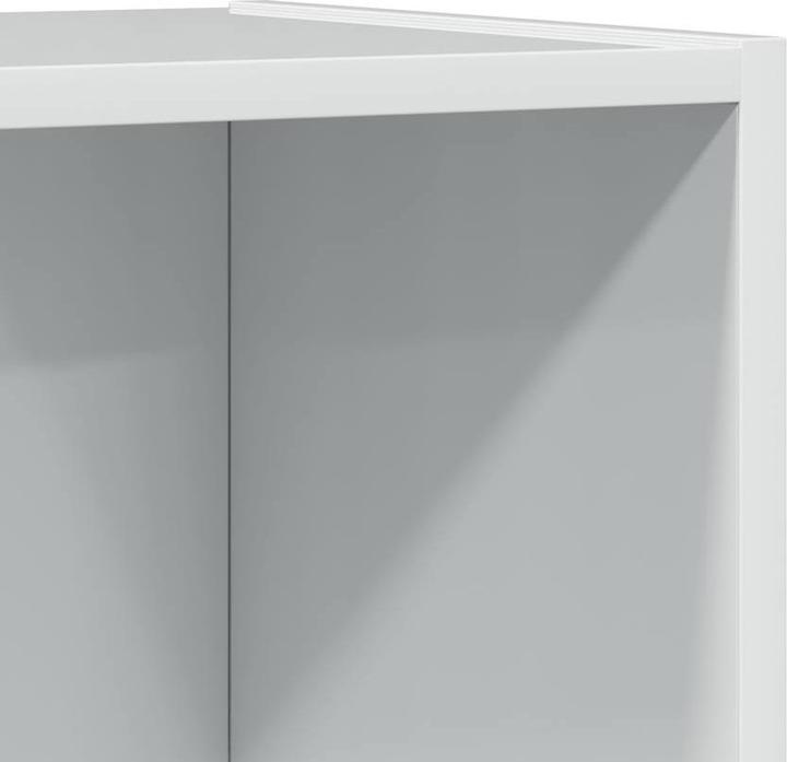 Produktbild VidaXL Bücherregal Hochglanz-Weiss 40x30x189 cm Holzwerkstoff (40 x 30 x 189 cm)