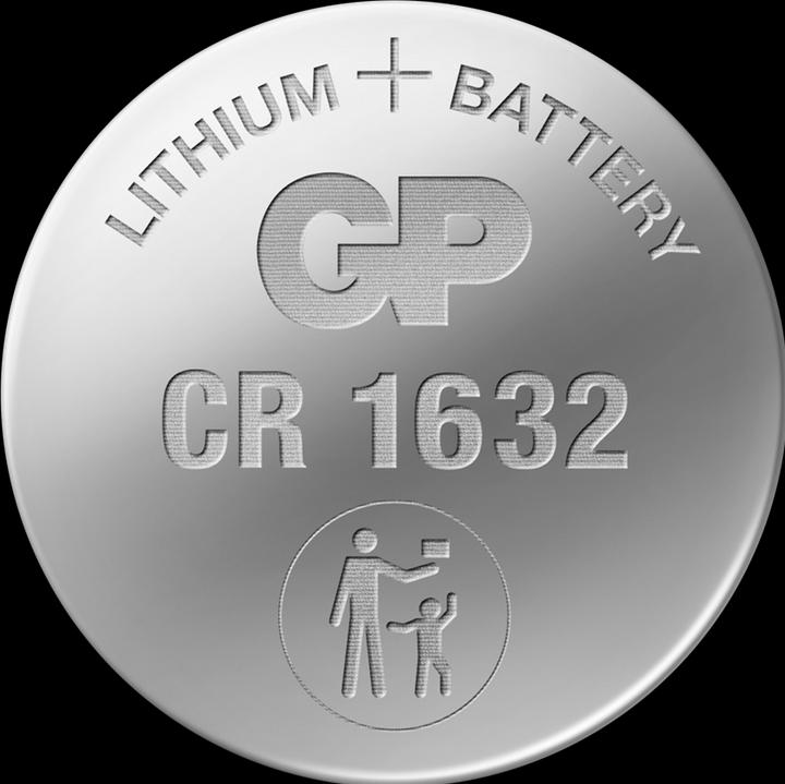 Produktbild GP Batteries LITHIUM BUTTON CELL CR1632 (1 Stk., CR1632, 140 mAh)