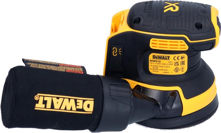 Produktbild DeWalt DCW 210 D2 Akku Exzenterschleifer 18 V 125 mm Brushless + 2x Akku 2,0 Ah + Ladegerät (Exzenterschleifer)