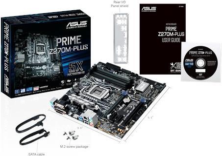 Produktbild ASUS Prime Z270m-Plus (LGA 1151, Intel Z270, mATX)