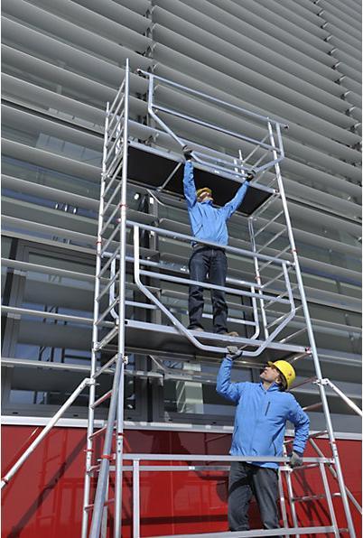 Actual product image kaiserkraft Safety mobile scaffold tower (Multi-purpose ladder, 208 cm)