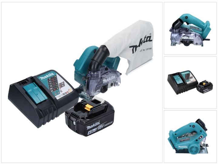 Produktbild Makita DCC 500 RM1 Akku Diamantschneider 18 V 125 mm Brushless + 1x Akku 4,0 Ah + Ladegerät