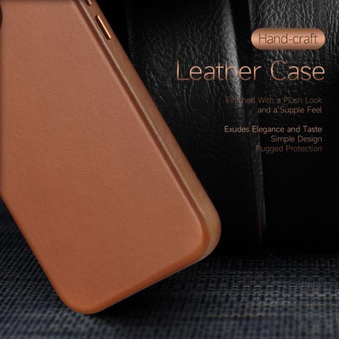 Actual product image Dux Ducis Naples Series Genuine Leather Case (Apple iPhone 14)