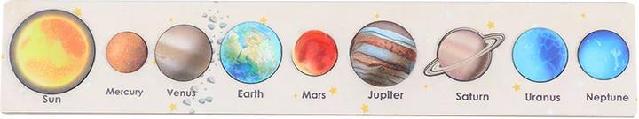 Image du produit Activity Board Baby Wooden Teaching Aid Science Cognition Jigsaw Puzzle Universe Solar System Eight Planets