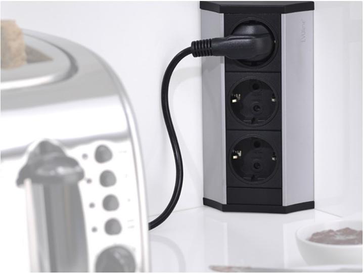 Produktbild Schulte ELEKTROTECHNIK EVOLINE® V-DOCK CUISINE (159360001300) (3 x, CEE 7/3, 2.50 m)