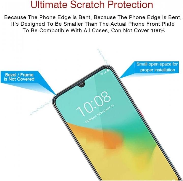 Produktbild Screenguard ZTE Blade V10 Vita Panzerglas Schutzfolie Case Friendly Design (1 Stück, ZTE Blade V10 Vita)