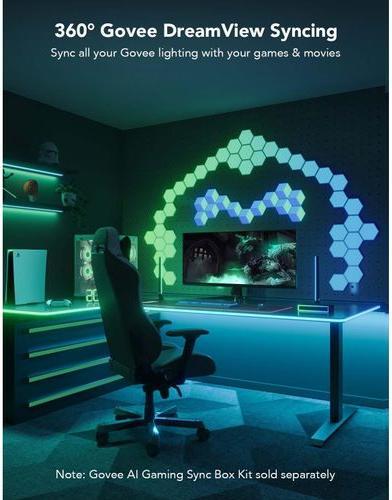 Actual product image Govee LED Stripe Neon Gaming Table (RGBIC, 300 cm, Indoor)