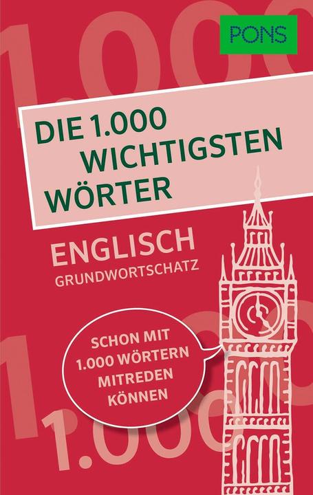 Actual product image Die 1000 wichtigsten Wörter - Englisch Grundwortschatz (German, English, 2018)
