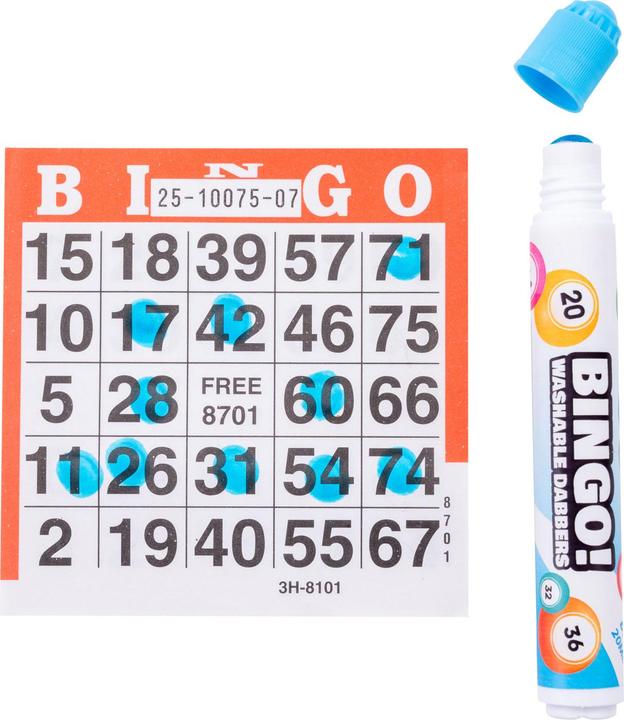 Actual product image Bingo markers, 3 pieces.