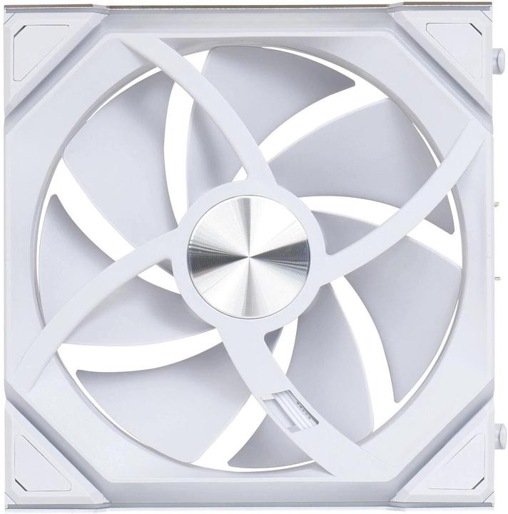 Actual product image Lian-Li UNI FAN SL Wireless ARGB PWM fan, 3-pack incl. controller - 120 mm, white (120 mm, 3 x)