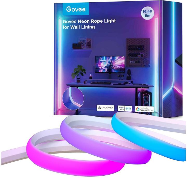 Immagine prodotto Govee Lampada da parete (RGBW, 500 cm, Interno)