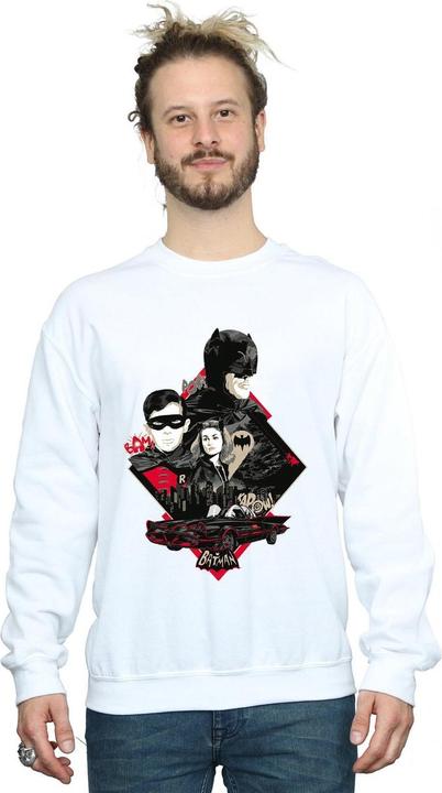 Immagine prodotto Felpa in cotone con personaggi della serie TV di Batman (XXL)