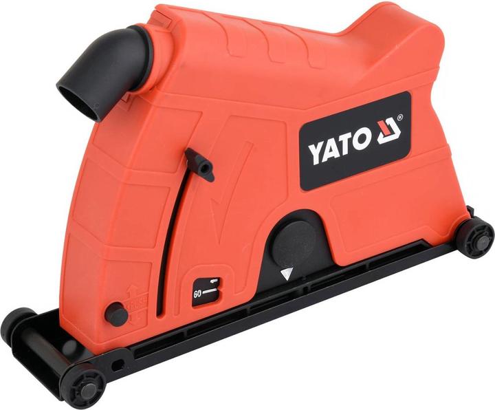 Actual product image Yato Professional universal dust extraction bonnet for angle grinders for cutting and cutting, 230 mm