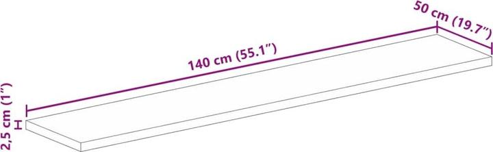Actual product image VidaXL Korudon (140 x 50 cm)
