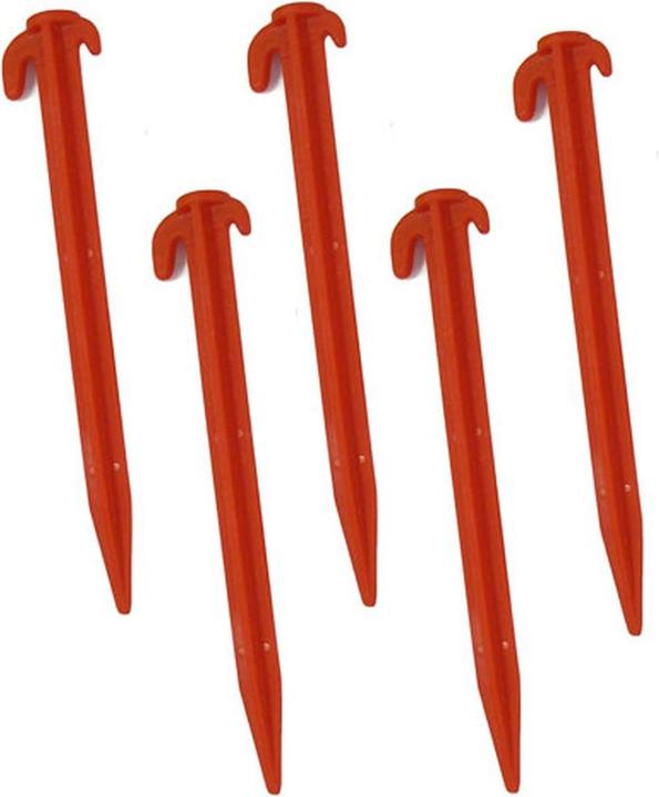 Actual product image W4 8in plastic tent pegs (5 pieces)