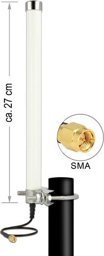 Actual product image Delock LTE/HSPA/GSM antenna, SMA connector (Lora, Wi-Fi, GSM)