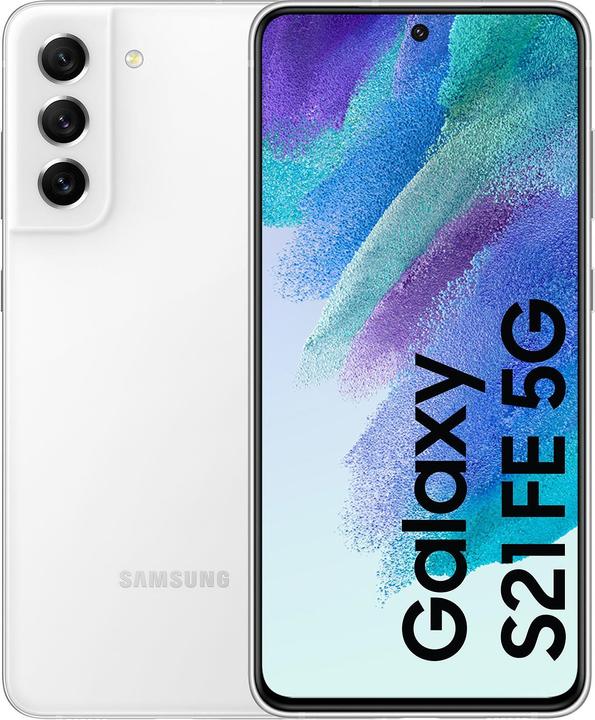 Produktbild Re!commerce Galaxy S21 FE 5G (dual sim) (128 GB, Weiss, 6.40", 13 Mpx, Dual SIM, A / Wie neu)