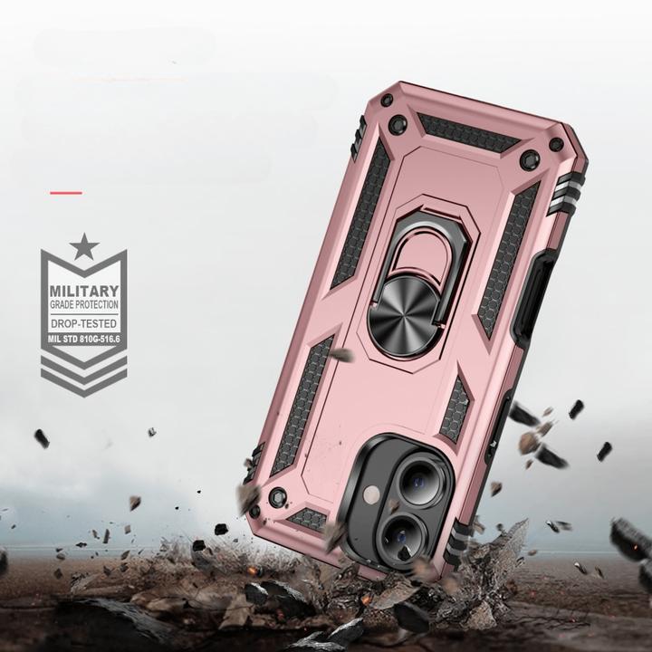 Immagine prodotto Cover-Discount iPhone 16 - Robusta cover posteriore con kickstand (Apple iPhone 16)