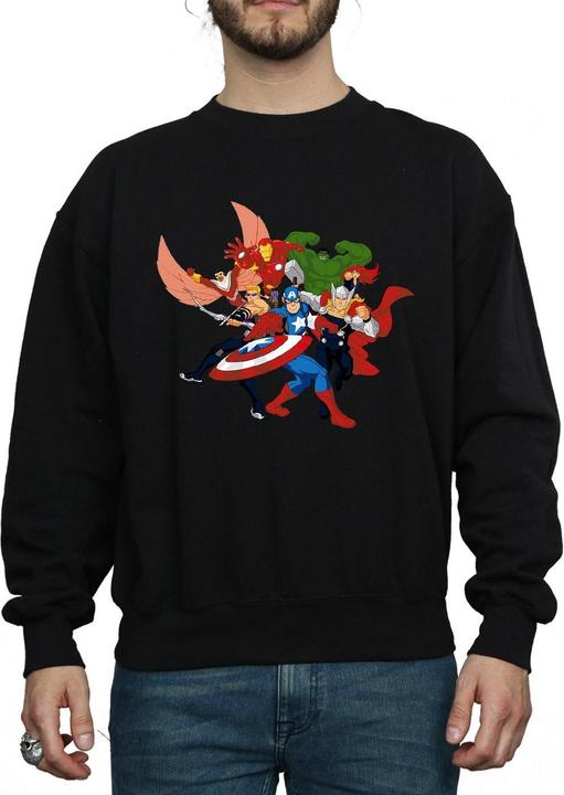 Immagine prodotto Avengers Assemble Comic Team Felpa Uomo (XXL)