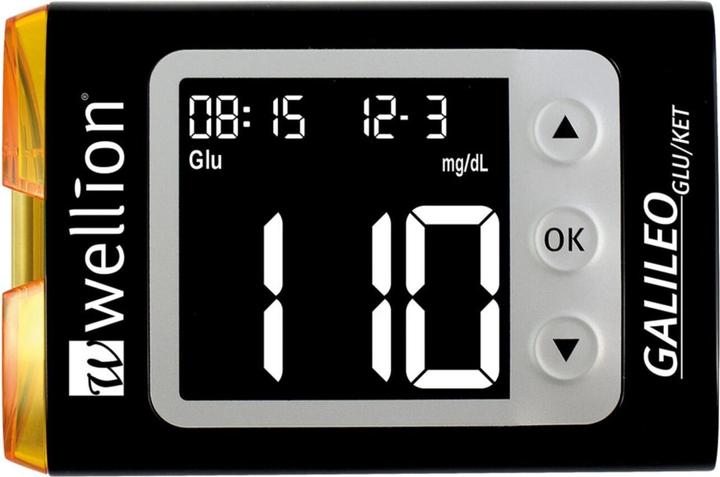Actual product image Wellion Galileo GLU/KET Blood Glucose Meter SET mmol Black (Glucose monitors)