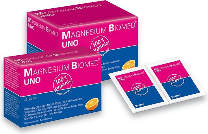 Actual product image Biomed Magnesium Uno (20 Piece, Sachet, 80 g)