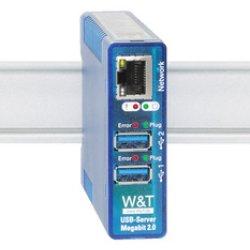 Immagine prodotto W&T Server USB Megabit 2.0, 2 porte USB indipendenti