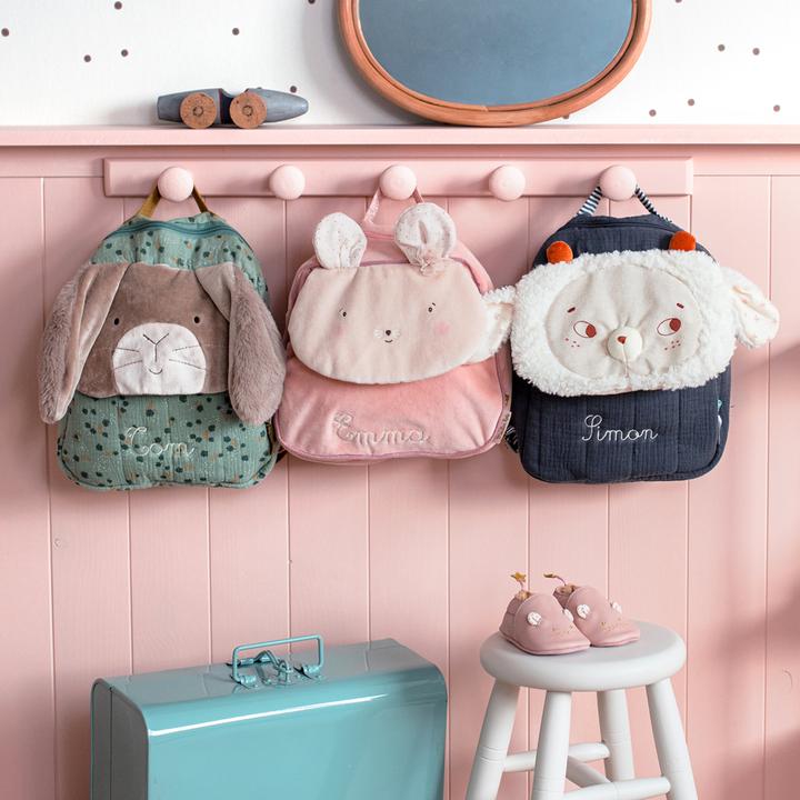 Actual product image Moulin Roty Mouse rucksack, La Petite Ecole de Danse