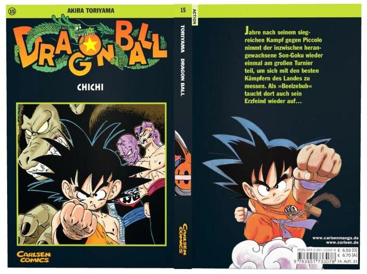 Actual product image Dragon Ball, Band 15 (German, Akira Toriyama, 1998)