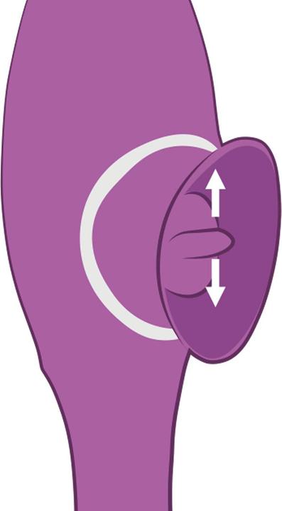 Actual product image You2Toys 2 Function Bendable Vibe