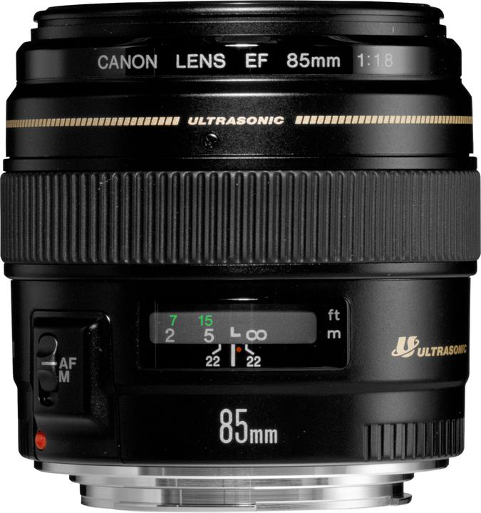 Image du produit Canon EF 85mm f/1.8 USM (EU) (Canon EF, Plein format)
