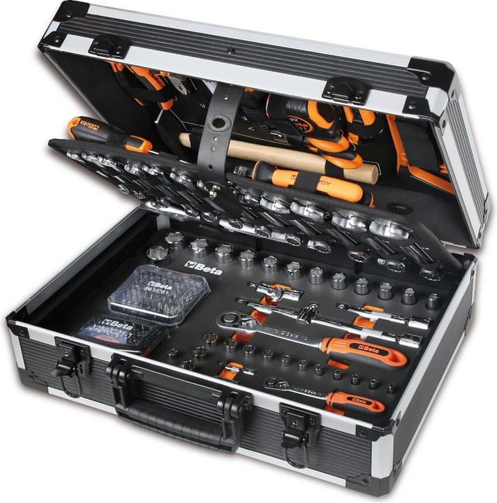 BETA 020566010 2056E Werkzeugkoffer 163-Teilig (163 Teile)