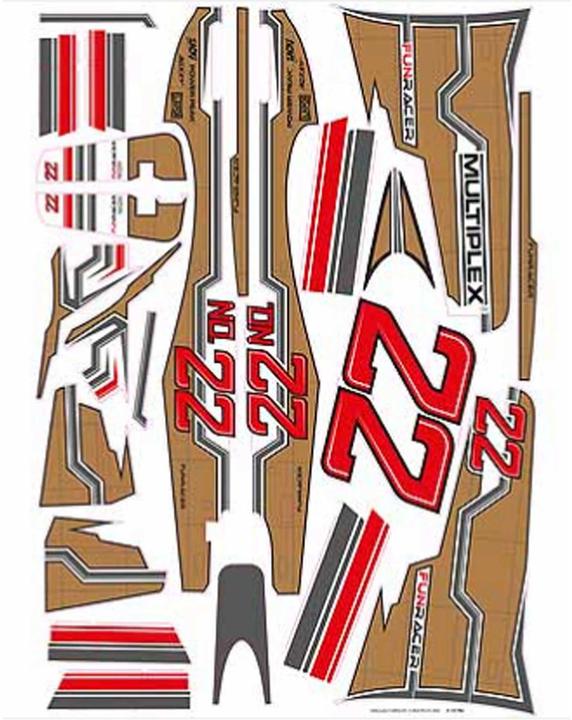 Actual product image Multiplex Decor set FunRacer bronze