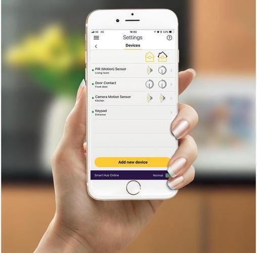 Actual product image Yale Sync Home Alarm KIT
