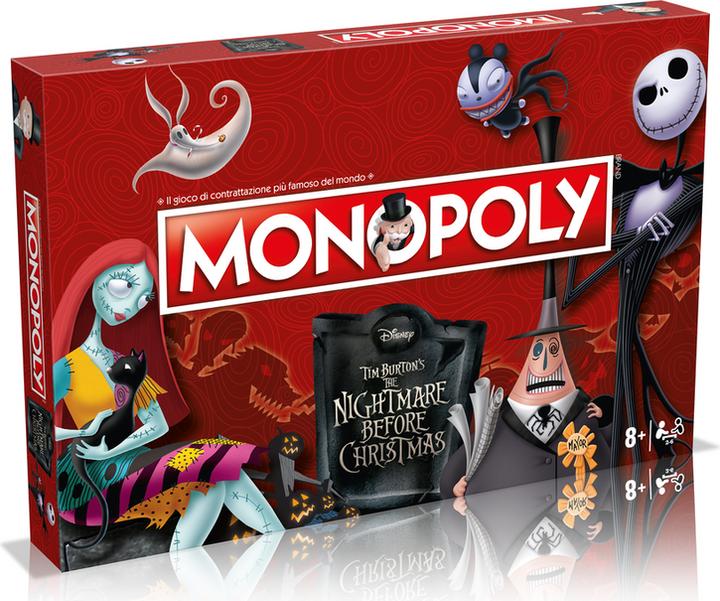 Monopoly Nightmare Before Christmas (Inglese)