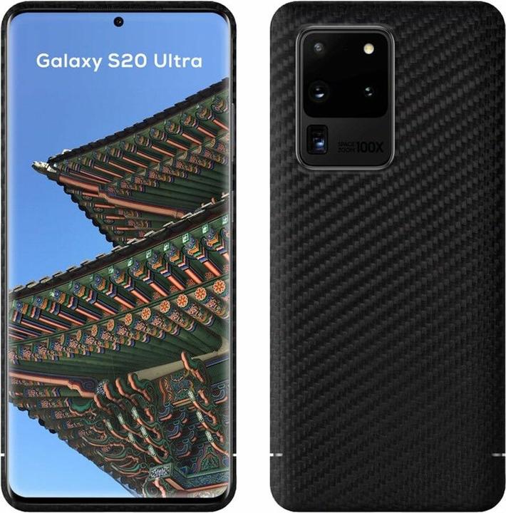 Viversis Rugdekking van echt koolstofzwart (Samsung Galaxy S20 Ultra)