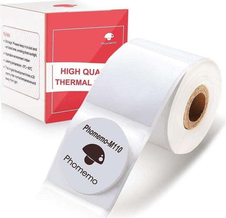 Actual product image Phomemo 200 pcs. 30mm round thermal labels for M110 / M200