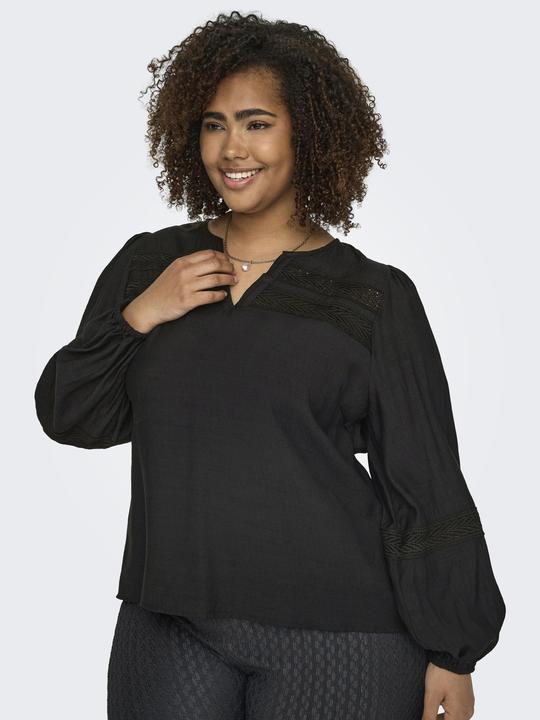 Image du produit Only Coupe normale Top col V manches ballon (48)
