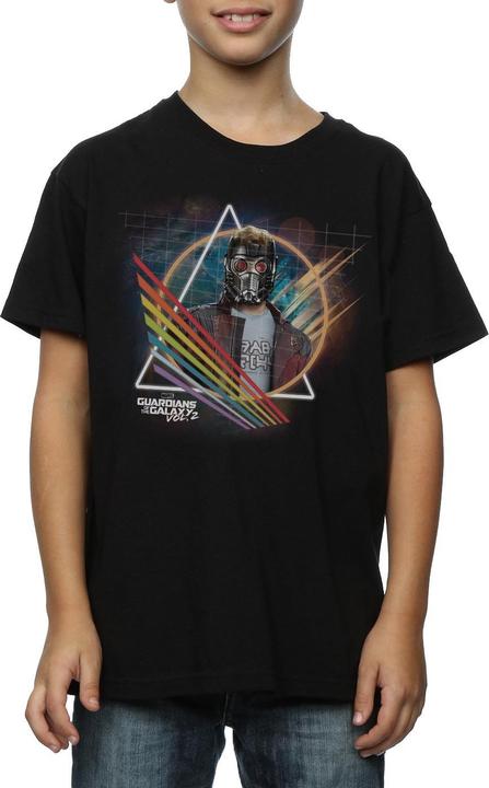 Image du produit - T-shirt GUARDIANS OF THE GALAXY NEON STAR LORD MASKED - Garçon (152, 158)