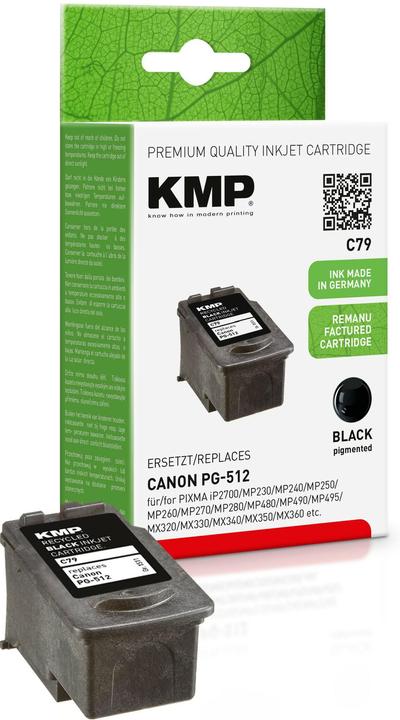 Productafbeelding KMP C79 inktcartridge compatibel met Canon PG-512 (BK)