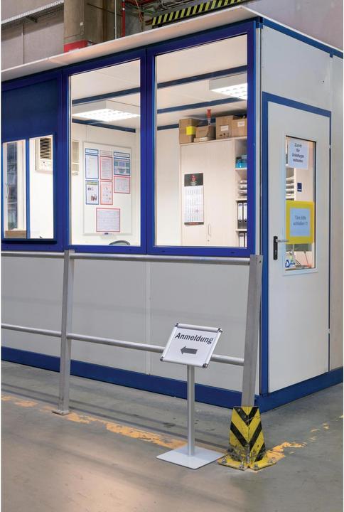 Produktbild Franken Infoständer silber DIN A4 (A4)