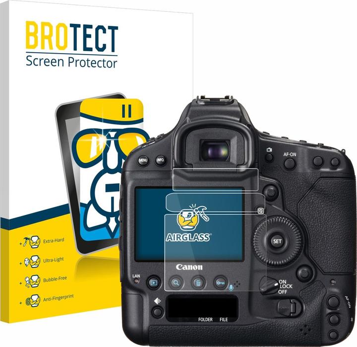 Produktbild BROTECT AirGlass Panzerglasfolie (Displayschutz, EOS 1DX)