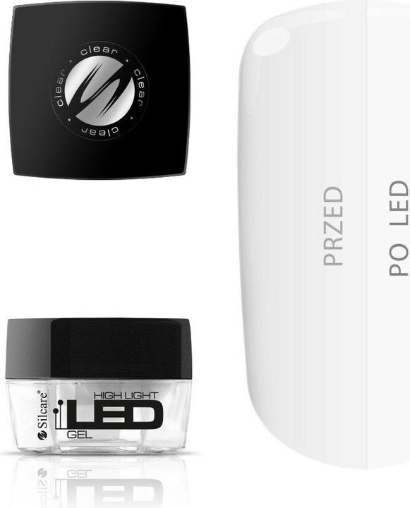 Immagine prodotto Silcare Gel a led ad alta luminosità Gel a media intensità Uniphase al Chitchokci Clear 30G
