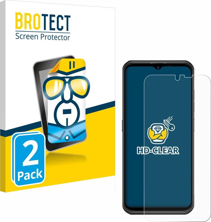 Productafbeelding BROTECT Schermbeschermer Clear (2 Stuk, Ulefone Armor 17 Pro)