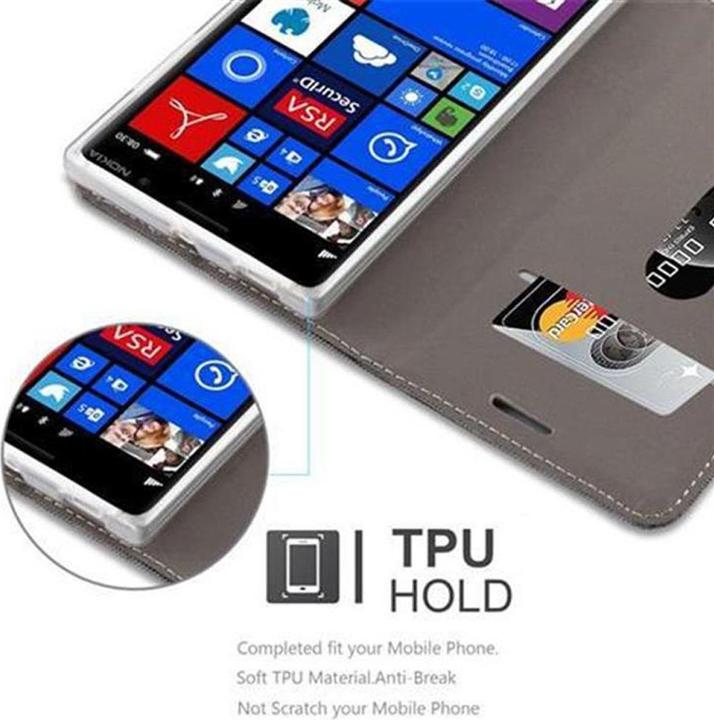 Produktbild Cadorabo Book Jeans Optik Cover (Nokia Lumia 830)