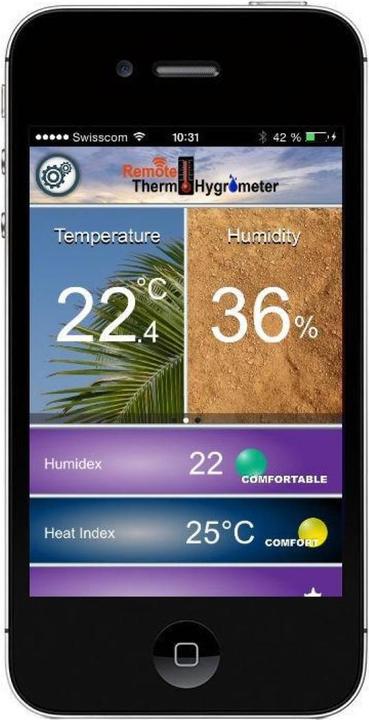 Produktbild iROX Thermo- und Hygrometer RTH-PORTABLE